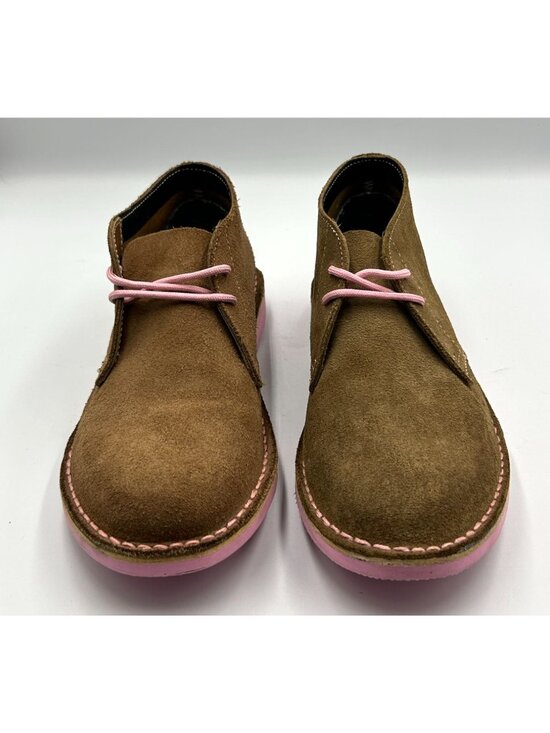 Veldskoen Tan Suede Heritage Uhambo Pink Sole Chukka Boot 8 Men’s/Women’s 10